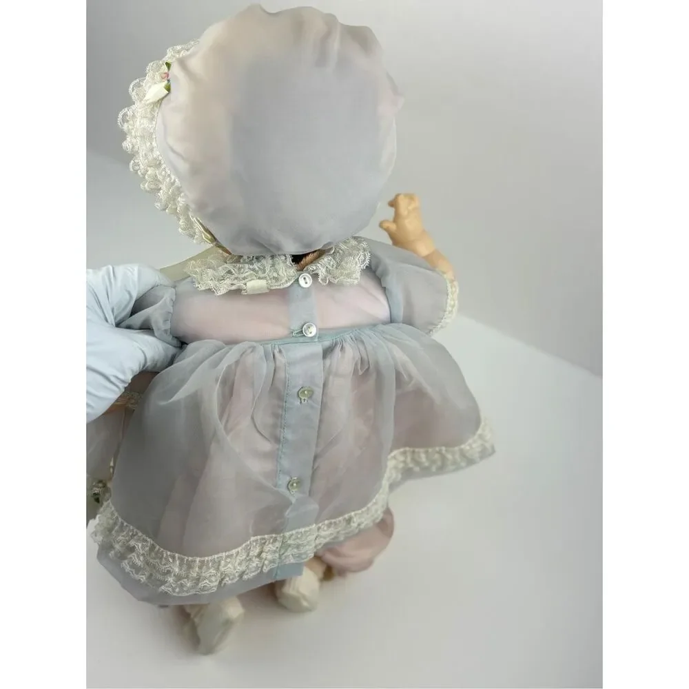 1973 Madame Alexander Mommies Pet Baby Doll Bonnet Dress - Never Played With 19